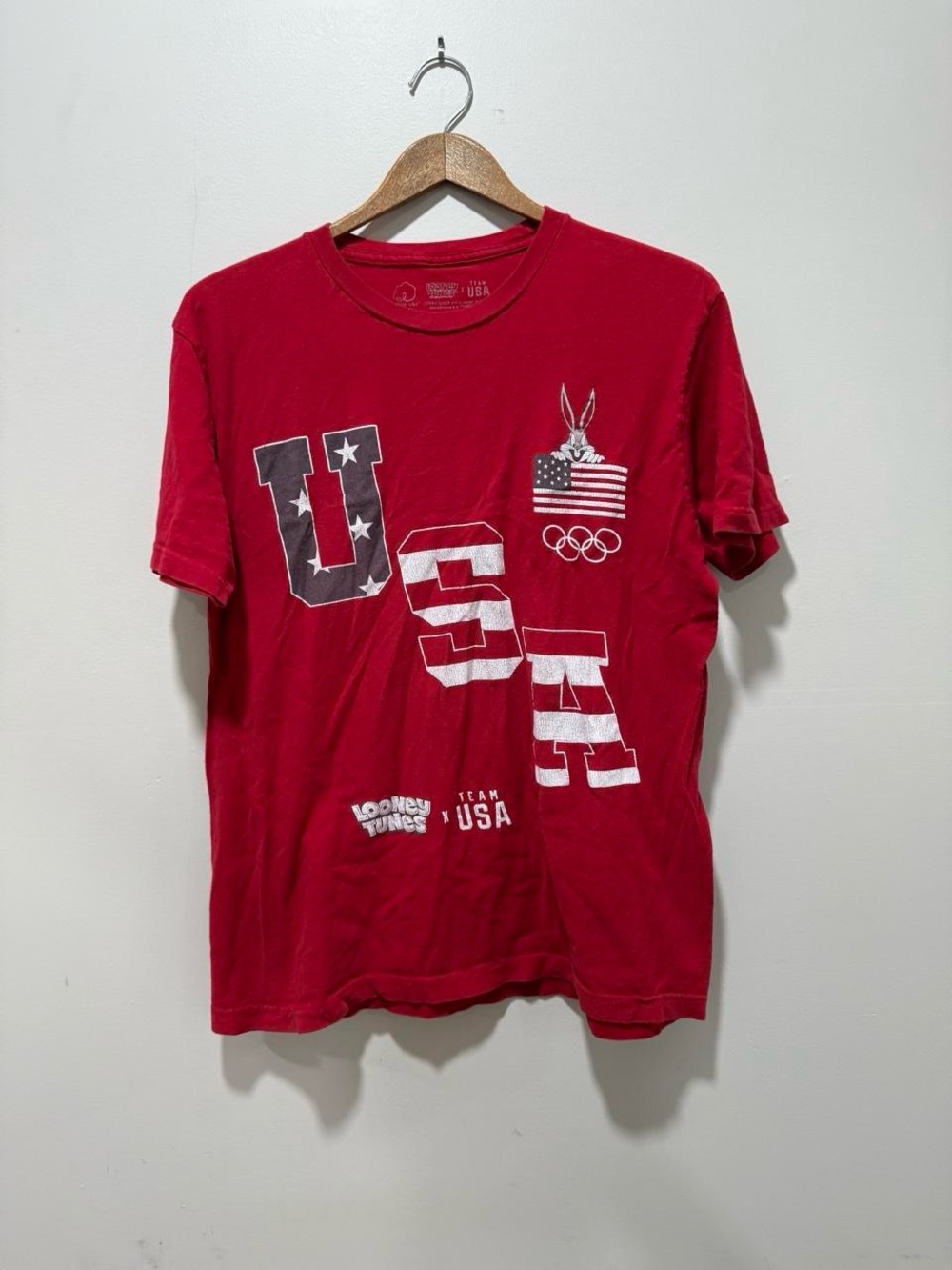 Warner Bros. Red USA Olympic Graphic Tee